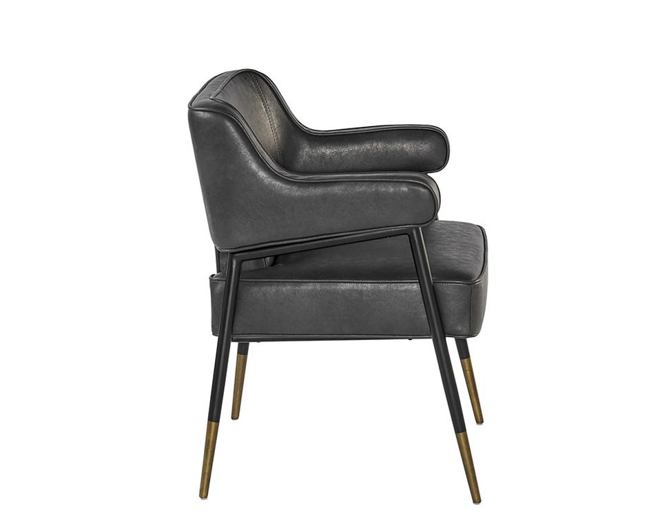 Derome Armchair - Bravo Portabella by Sunpan
