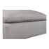 TERRA CONDO OTTOMAN LIVESMART FABRIC LIGHT GREY by Moes Home