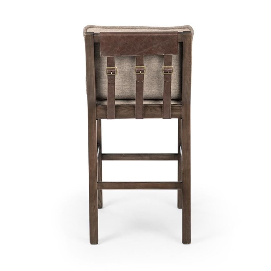 Wilmington Bar Stool in Alcala Fawn by FOUR HANDS