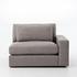 Bloor Sectional Laf in Chess Pewter by FOUR HANDS