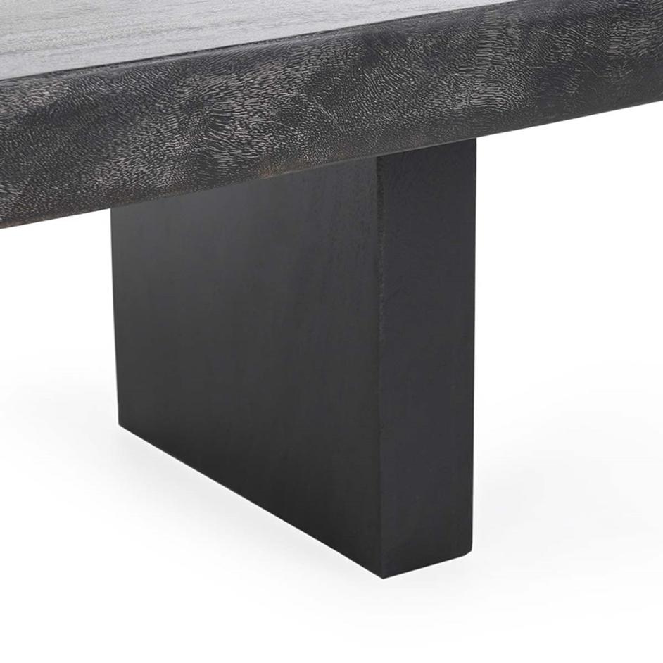 60" Coffee Table Black by Classic Home