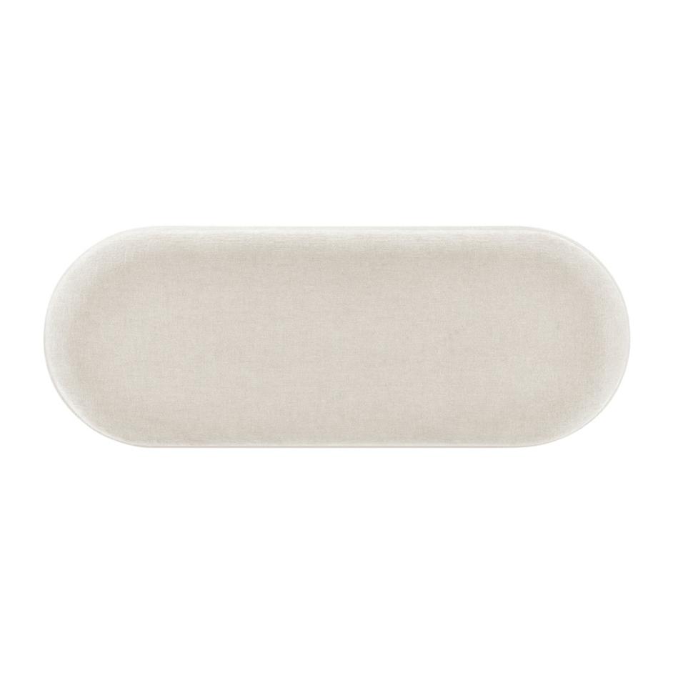 Ayleen Chenille Storage Bench, Seneca Beige  by New Pacific Direct