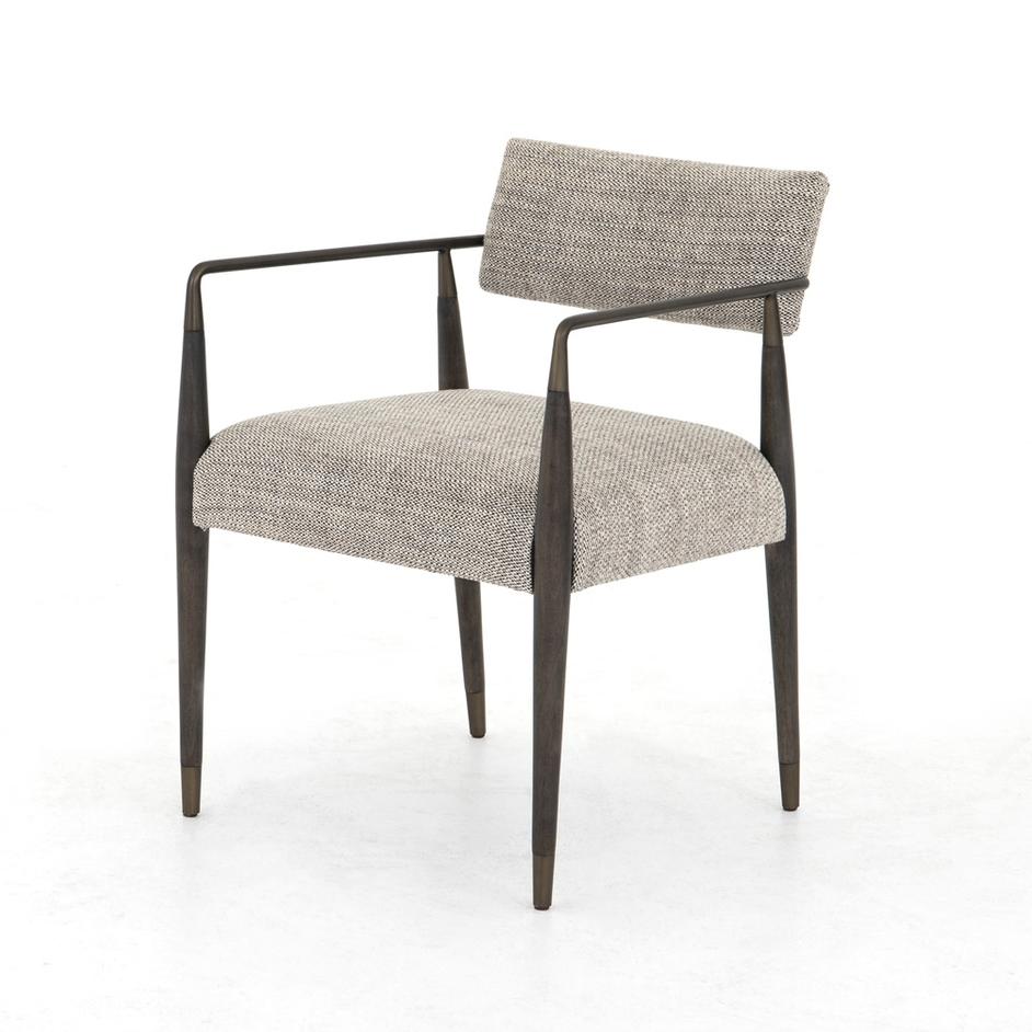 Waldon Dining Chair-Thames Coal by FOUR HANDS