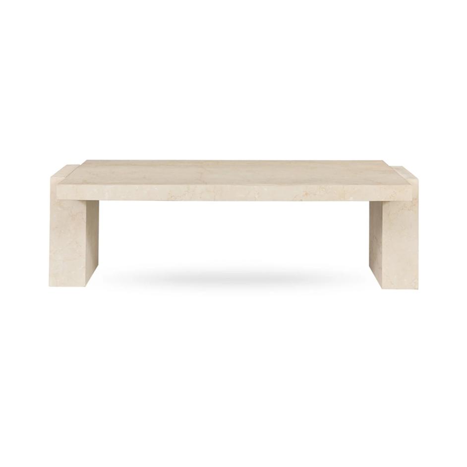 Rizza Marble Rectangle Coffee Table by Classic Home