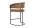 MARRIS COUNTER STOOL - GUNMETAL - MILLIKEN COGNAC by Sunpan
