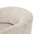 Mila Swivel Chair In Brazos Dove by FOUR HANDS