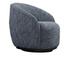 Andrea Swivel Accent Chair Blue by Classic Home