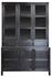 Colonial Hutch, Hand Rubbed Black by Noir Furniture