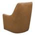 Bowie Swivel Chair Tan Leather by Moes Home