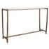 Affinity White Marble Console Table by Uttermost