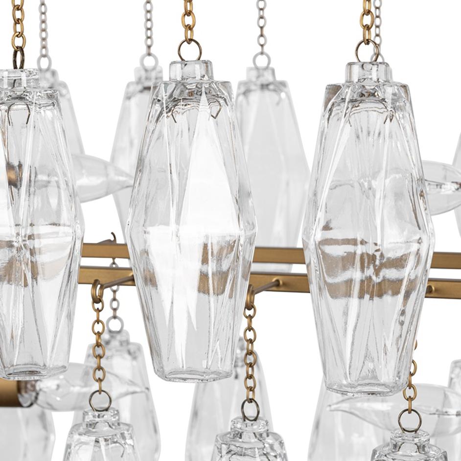 Tressia Chandelier Brass by Classic Home