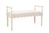 Cream Juliet Bench by Furniture Classics