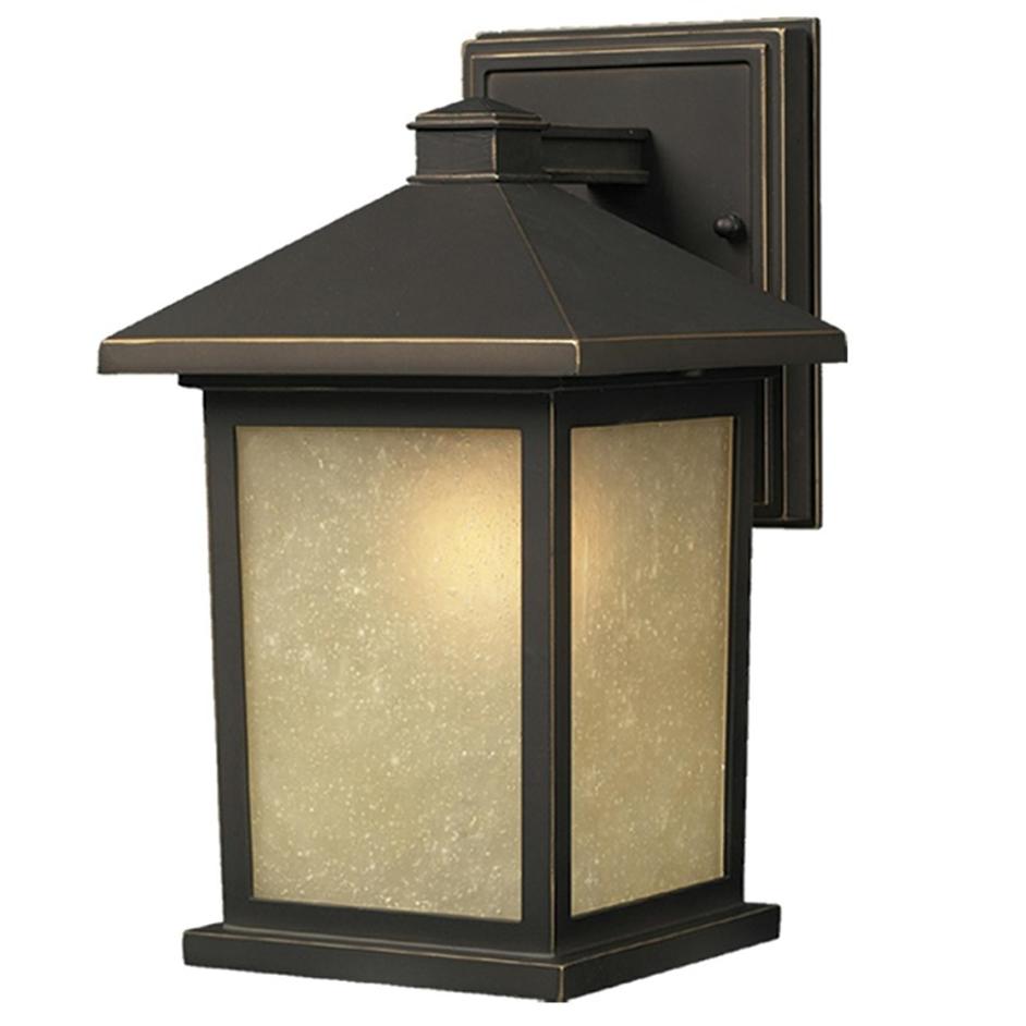 Holbrook Outdoor Wall Light in Oil Rubbed Bronze Finish by Z-Lite