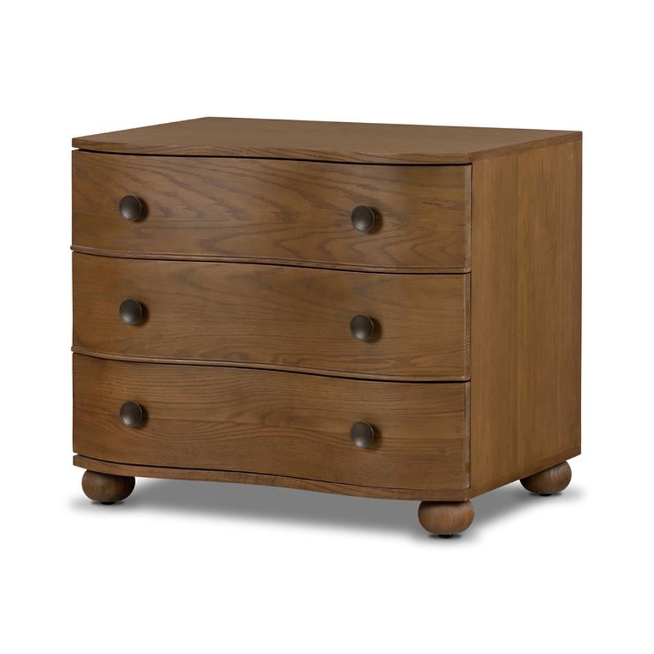 Tiago Nightstand In Toasted Oak by FOUR HANDS