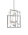 Middleton Silver Chandelier In Contemporary Silver Leaf by Currey & Company