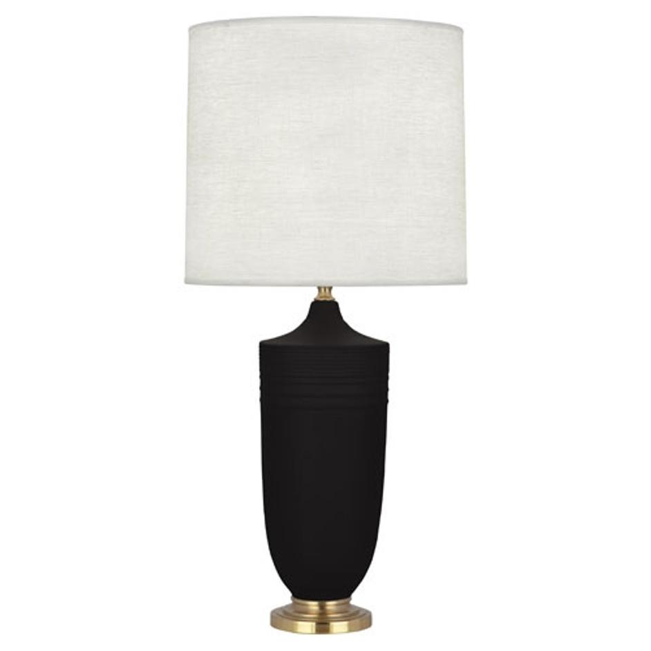 Matte Dark Coal Michael Berman Hadrian Table Lamp by Robert Abbey