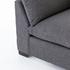 WESTWOOD 3-PIECE SECTIONAL W/ OTTOMAN- BENNETT CHARCOAL by FOUR HANDS