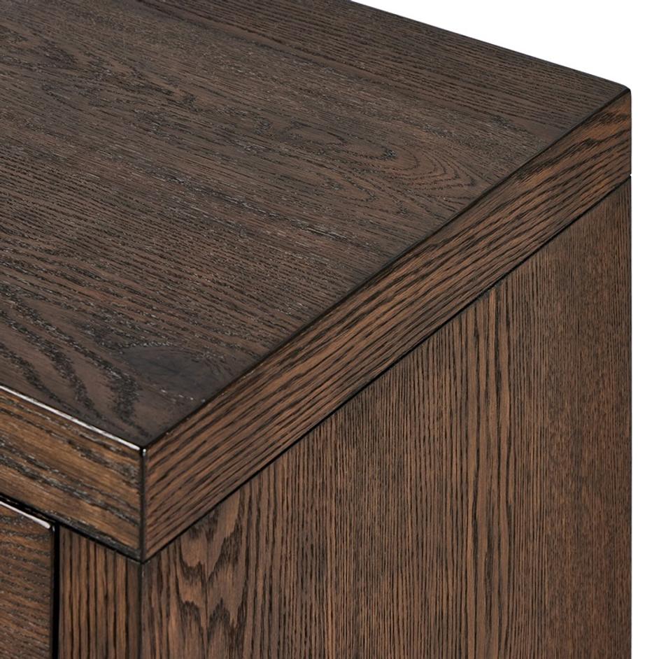 Torrington Charging Nightstand - Umber Oak by Four Hands