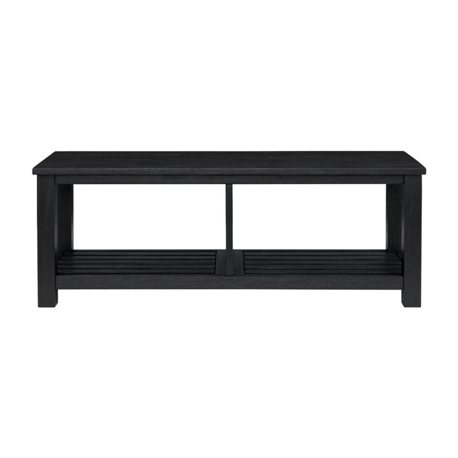 Tiburon KD TV Bench, Alto Black  by New Pacific Direct