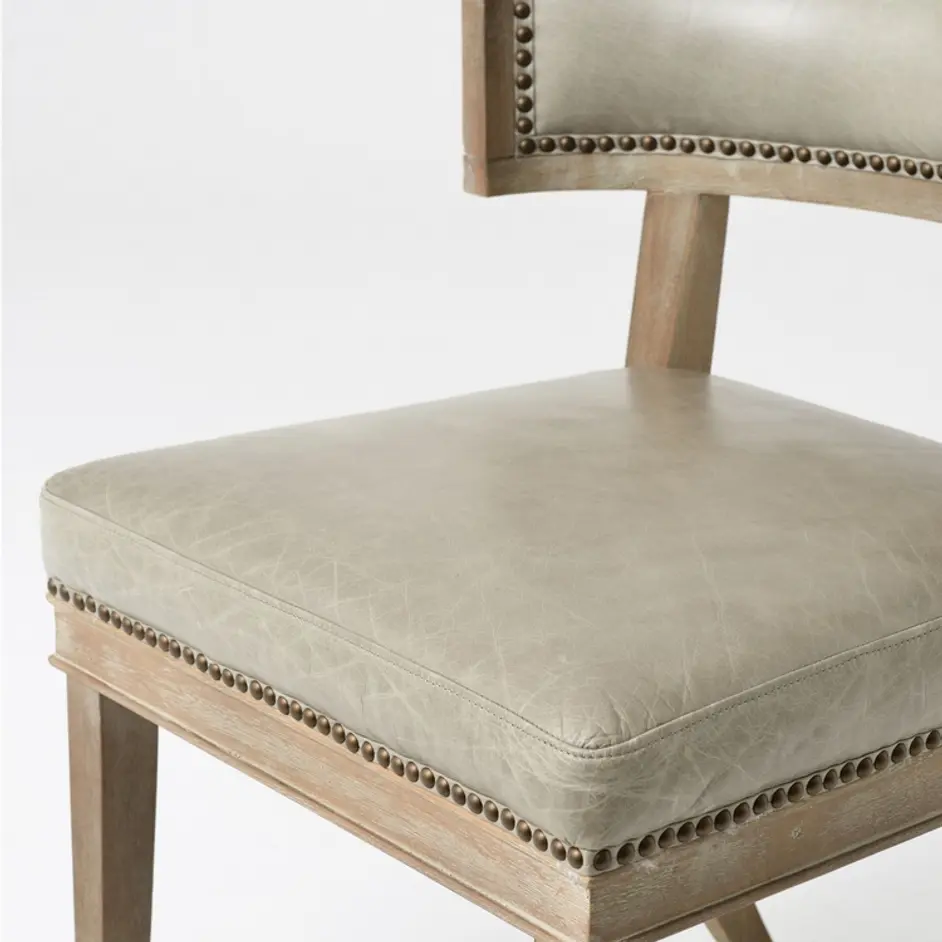 Ethan Dining Chair-Light Grey by FOUR HANDS