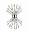 Soleia 4 Light Wall Sconce in Chrome  Finish by Z-Lite