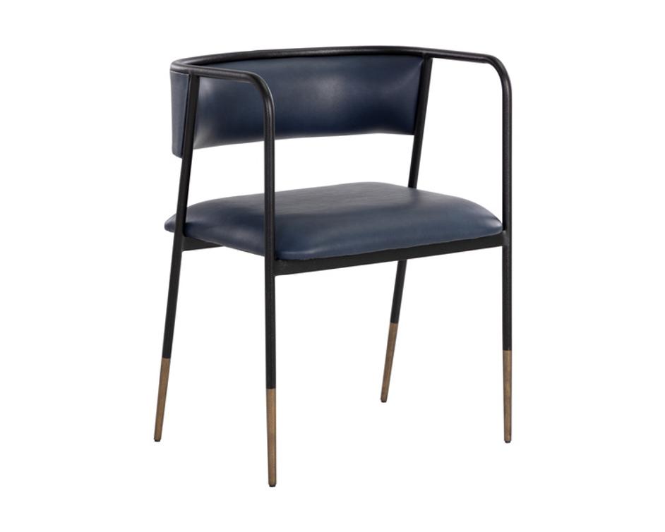 BRENAN DINING ARMCHAIR - BRAVO ADMIRAL by Sunpan