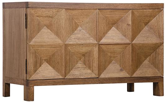Quadrant 2 Door Sideboard, Dark Walnut by Noir Furniture