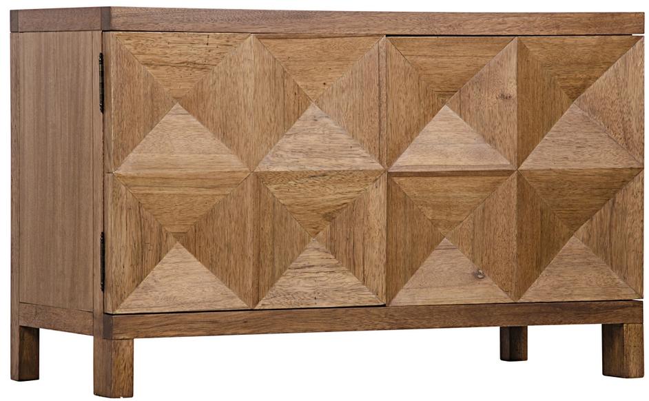 Quadrant 2 Door Sideboard, Dark Walnut by Noir Furniture