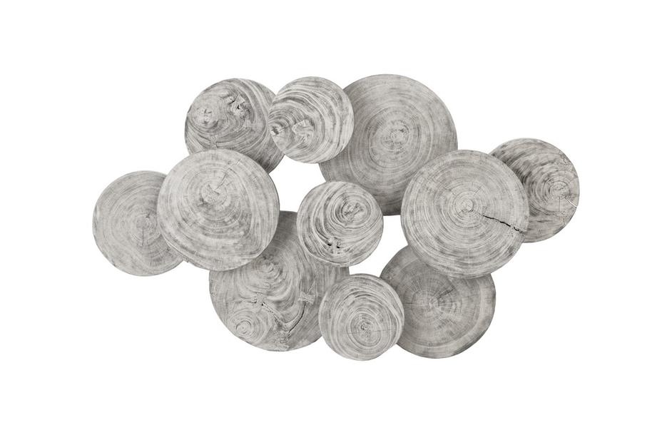 Clouds Wall Art, Grey Stone by PHILLIPS COLLECTION