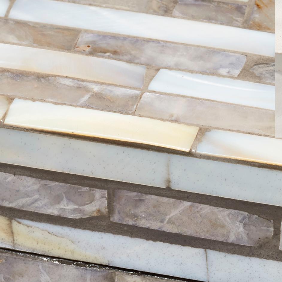 Roosevelt Grey Mother of Pearl Decorative Box, Small by Jamie Young