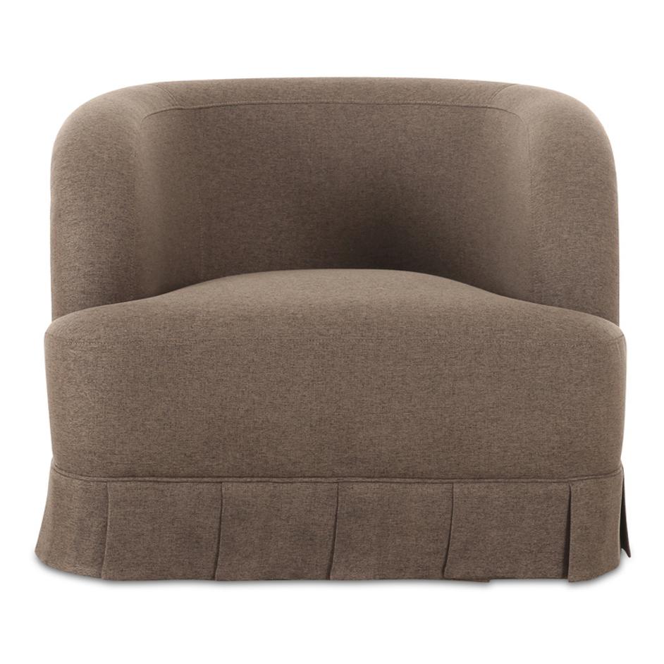 Maren Swivel Chair Brown by Moes Home