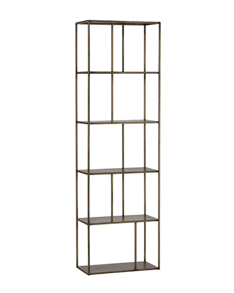 Eiffel Bookcase - Small - Antique Brass by Sunpan