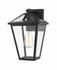 Talbot 1 Light Outdoor Wall Sconce in Black Finish by Z-Lite