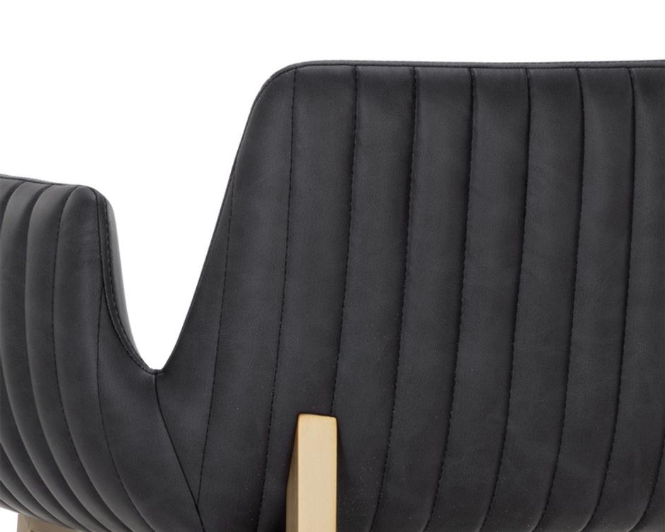 LUCANO COUNTER STOOL - BRAVO BLACK by Sunpan