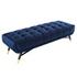 Scholar 60" Performance Velvet Bench In Midnight Blue by Modway Furniture