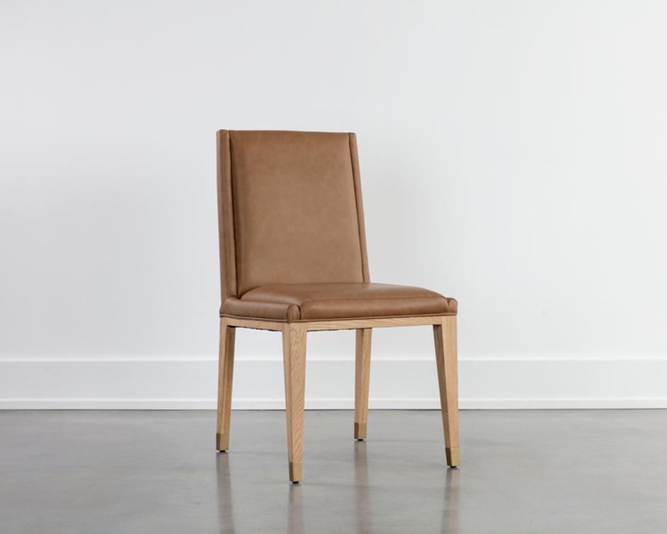 KALLA DINING CHAIR - MILLIKEN COGNAC by Sunpan