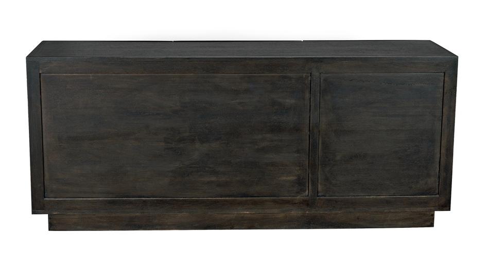Tyson Sideboard in Ebony and Washed Walnut Finish by Noir Furniture