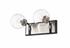 Parsons 2 Light Vanity in Matte Black + Brushed Nickel Finish by Z-Lite