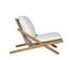 BARI LOUNGE CHAIR - NATURAL - STINSON WHITE by Sunpan