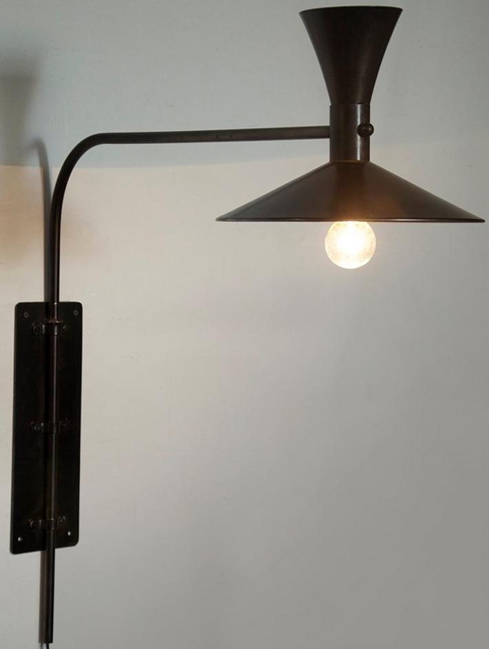 Enzo Sconce, Black Steel by Noir Furniture