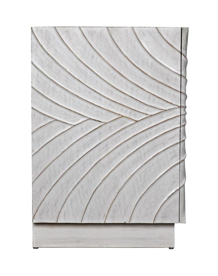 Cavalier Mahogany and Veneer Sideboard in White Wash Finish by Noir Furniture