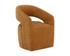 LLORET WHEELED DINING ARMCHAIR - DANNY AMBER by Sunpan
