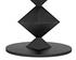 Katana Oval Dining Table, Black Metal by Noir Furniture