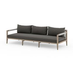 Sherwood Outdoor Sofa In 93" In Brown/Charcoal by FOUR HANDS