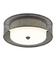 Notte Flush Mount In Molé Black by Currey & Company