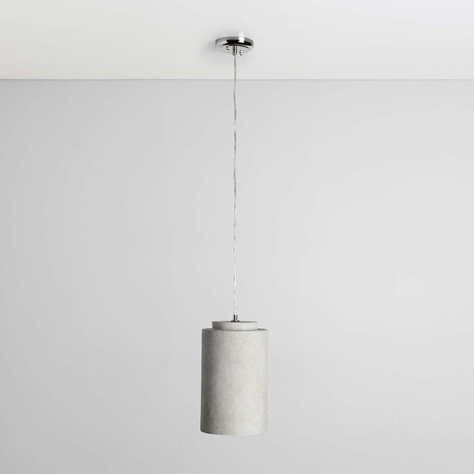Joel Concrete Pendant Light Gray by Classic Home