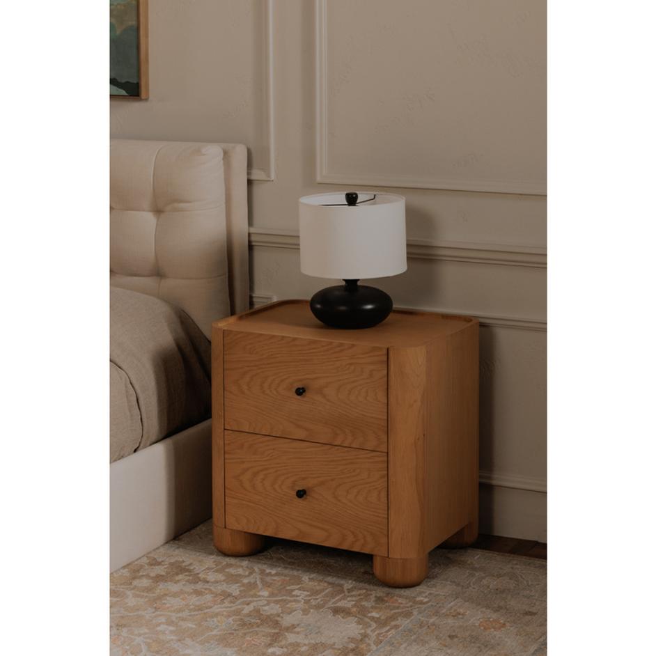 Evie Table Lamp Black by Moes Home