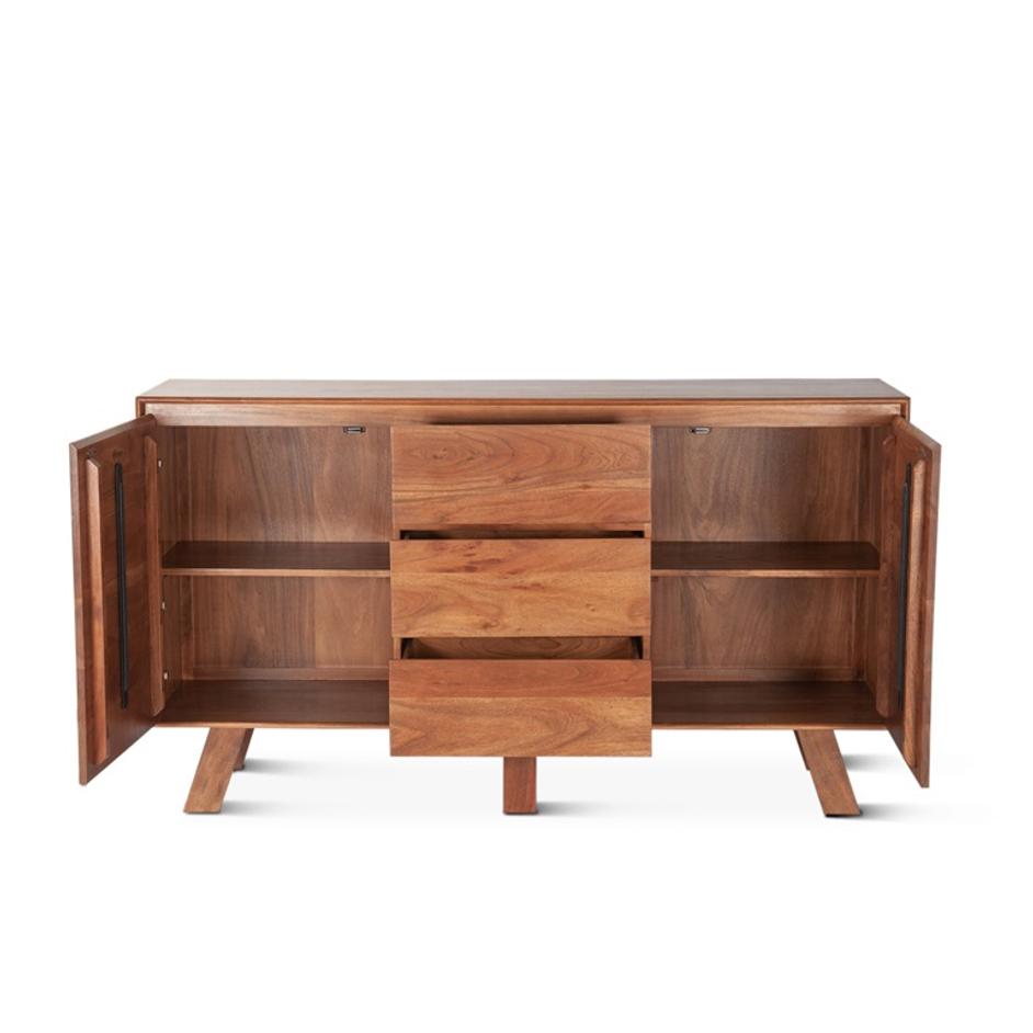 Savannah 68" Sideboard, Cinnamon Brown by Home Trends & Design