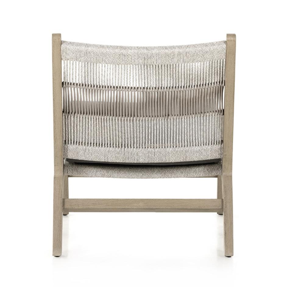 Julian Outdoor Chair In Weathered Grey by FOUR HANDS