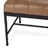 Madeleine Leather Bench by Classic Home